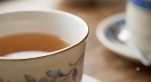 Detailed close-up showing the exceptionally thin and refined rim of a premium bone china tea mug.