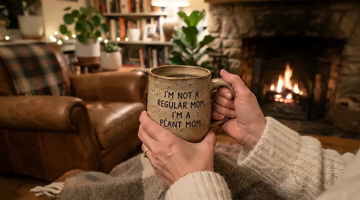 A witty coffee mug with a sarcastic slogan, ideal for shoppers looking for funny mugs under £10