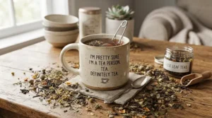 A lighthearted hot drink mug with a funny design, part of a range of funny mugs under £10